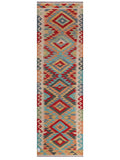 Maimana Afghanistan Kilim Runner - 291 x 88 cm - Handmade