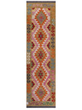 Maimana Afghanistan Kilim Runner - 298 x 84 cm - Handmade