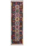 Maimana Afghanistan Kilim Runner - 295 x 85 cm - Handmade