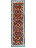 Maimana Afghanistan Kilim Runner - 296 x 89 cm - Handmade