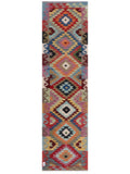 Maimana Afghanistan Kilim Runner - 298 x 82 cm - Handmade