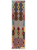 Maimana Afghanistan Kilim Runner - 294 x 84 cm - Handmade