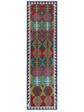 Maimana Afghanistan Kilim Runner - 296 x 84 cm - Handmade