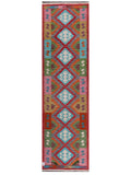 Maimana Afghanistan Kilim Runner - 299 x 84 cm - Handmade