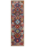 Maimana Afghanistan Kilim Runner - 298 x 88 cm - Handmade