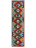 Maimana Afghanistan Kilim Runner - 304 x 85 cm - Handmade