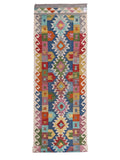 Maimana Afghanistan Kilim Runner - 383 x 86 cm - Handmade