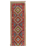 Maimana Afghanistan Kilim Runner - 405 x 84 cm - Handmade