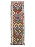 Maimana Afghanistan Kilim Runner - 409 x 82 cm - Handmade