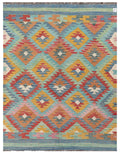 Maimana Afghanistan Kilim Rug - 204 x156 cm - Handmade