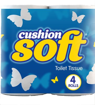 10 x Cushion Soft White 4 Roll