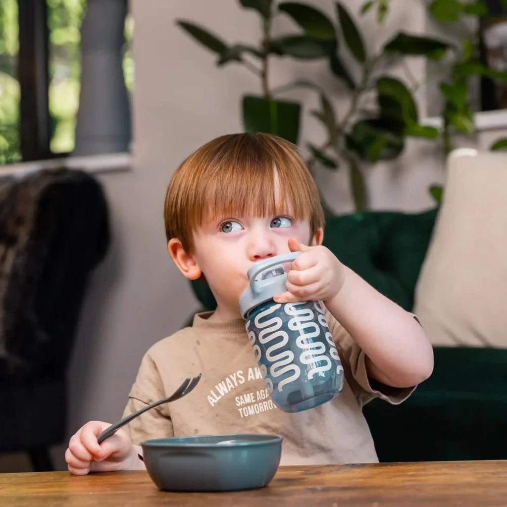 Vital Baby Hydrate Sippy Straw Cup 350ml - Natural Sky