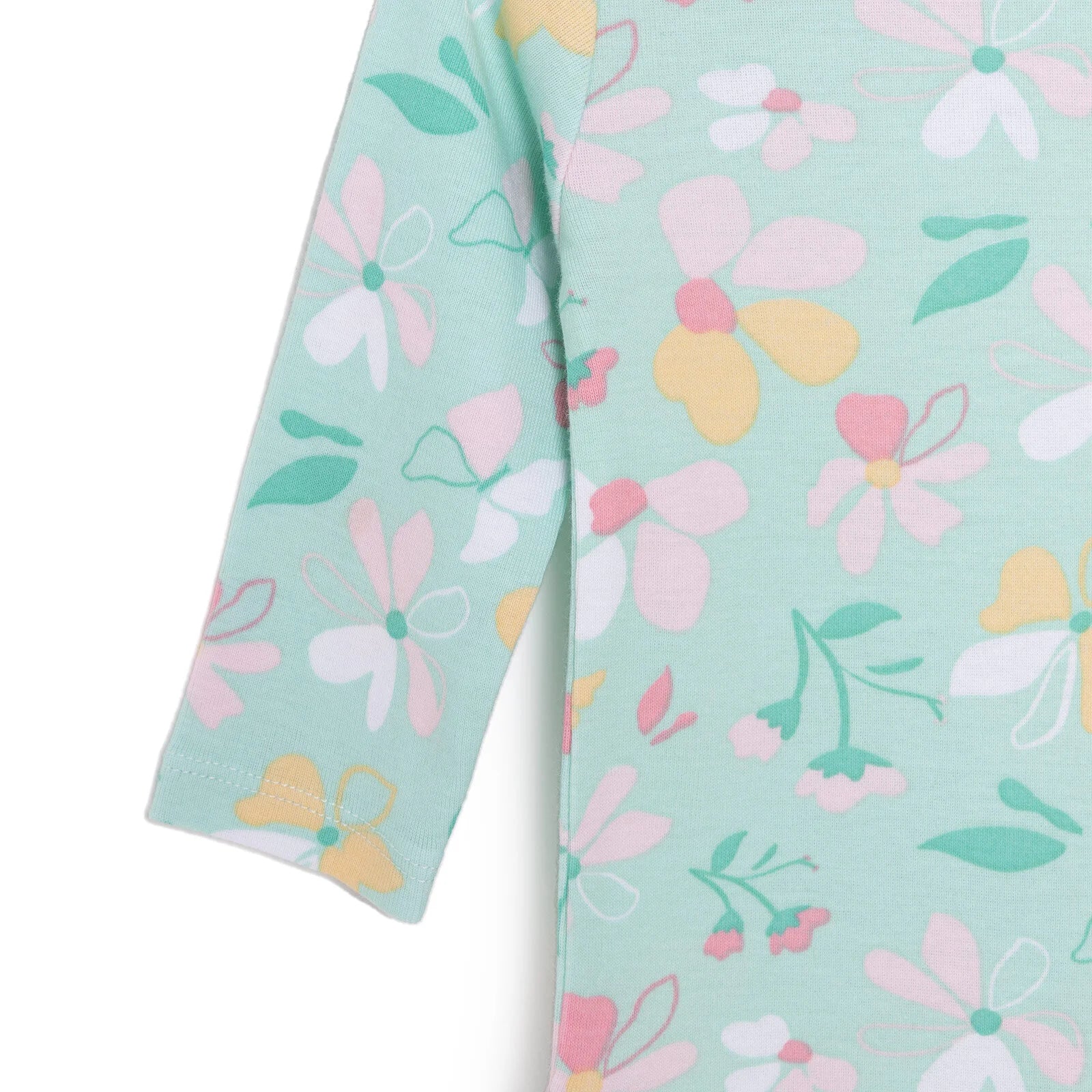 HelloBaby Girl 2-Pack Long Sleeve Bodysuit - Light Pink