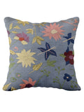Suzani Hand Embroidered Cushion Cover - 45 x 45 cm - Handmade