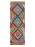 Maimana Afghanistan Kilim Runner - 243 x 81 cm - Handmade
