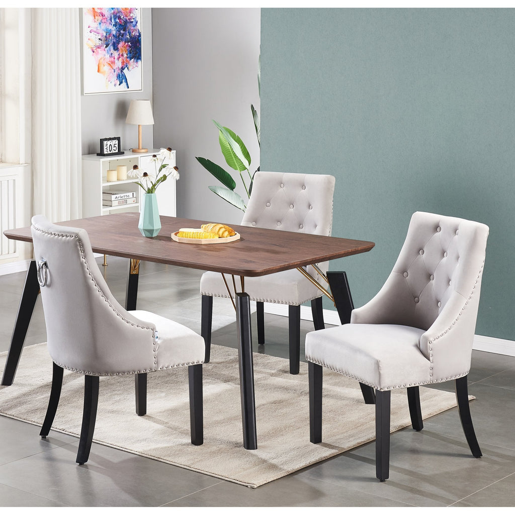 Windsor Cosmo Lux Dining Set | a Walnut Table and Set of 4 Chairs
