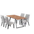 Windsor Toga Lux Dining Set | a Brown Table and Set of 4 Chairs