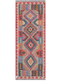 Maimana Afghanistan Kilim Rug - 200 x76 cm - Handmade
