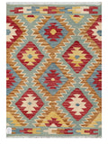 Maimana Afghanistan Kilim Rug - 114 x 80 cm - Handmade