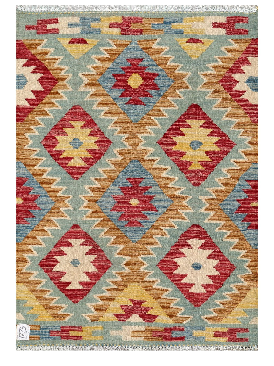 Maimana Afghanistan Kilim Rug - 114 x 80 cm - Handmade