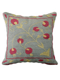 Suzani Hand Embroidered Cushion Cover - 45 x 45 cm - Handmade
