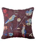 Suzani Hand Embroidered Cushion Cover - 45 x 45 cm - Handmade