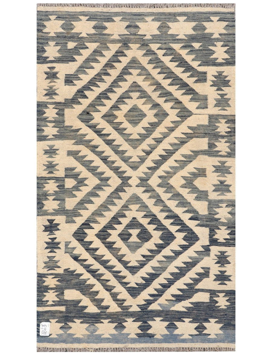 Maimana Afghanistan Kilim Rug - 151 x86 cm - Handmade
