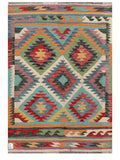 Maimana Afghanistan Kilim Rug - 145 x98 cm - Handmade
