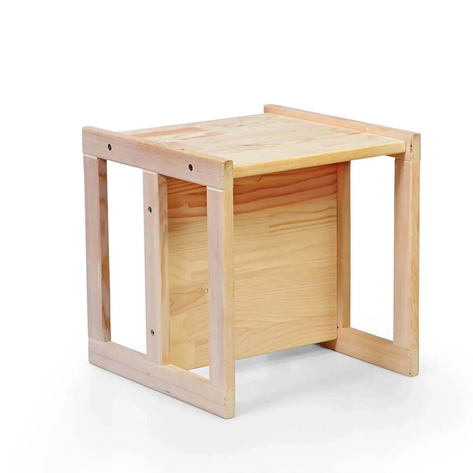 Montessori Wooden Convertable Table & Chair 36,1 cm (W) x 33,7 cm (H) x 36,6 cm (L) - Bobobiy