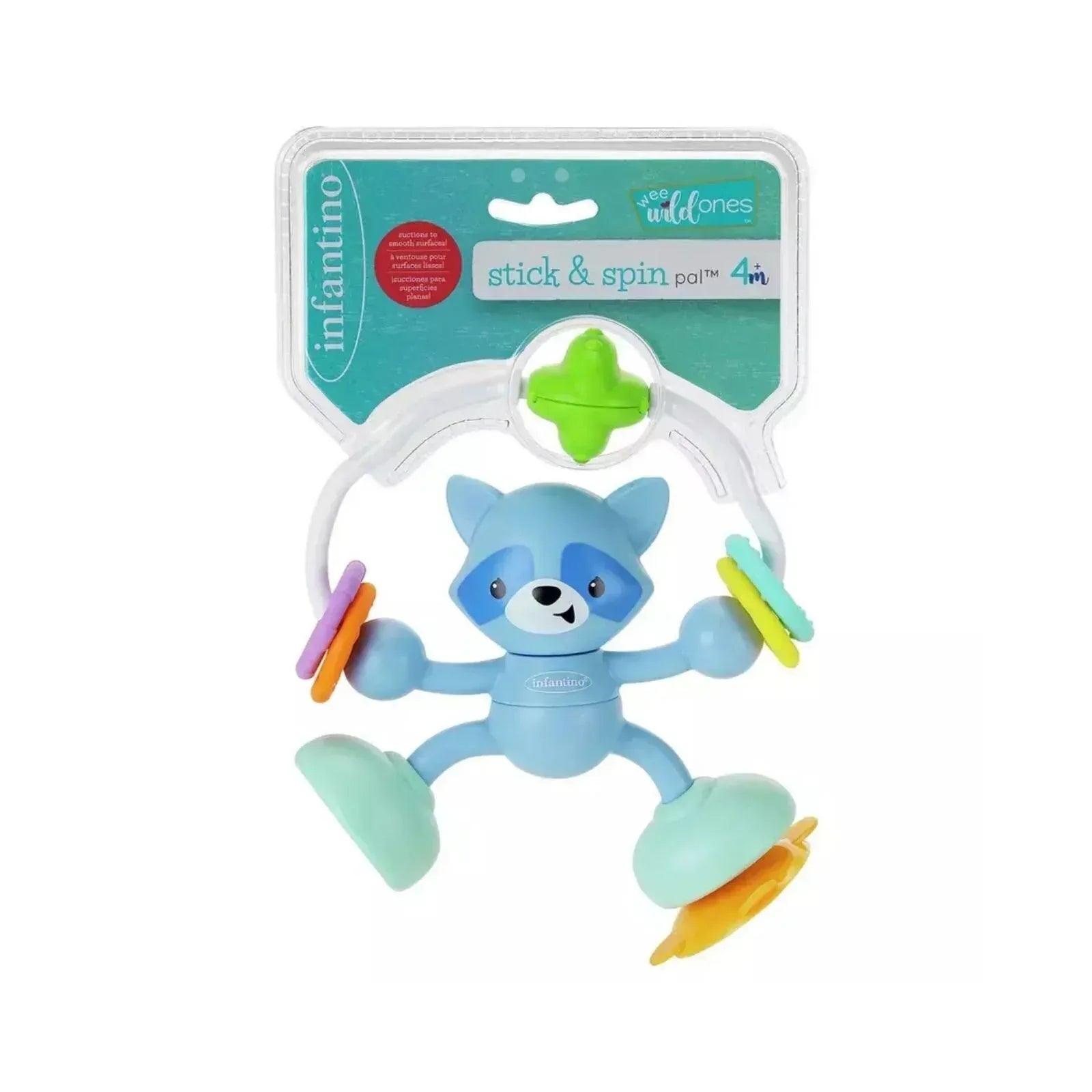 Infantino Stick & Spin High Chair Pal - Racoon