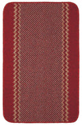 Washable Designer Bordered Red Rug | 116R