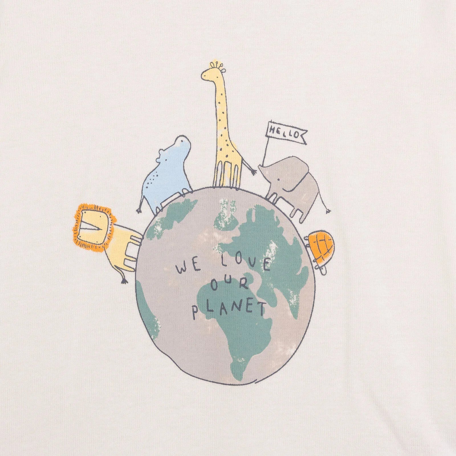 HelloBaby Unisex 2-Pack Long Sleeve Body - Ecru