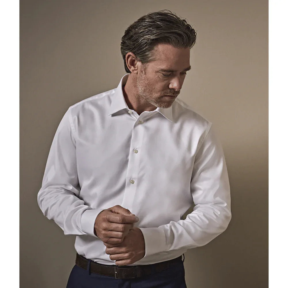 Tee Jays 4020 Luxury Comfort Fit Long Sleeve Oxford Shirt - Bobobiy