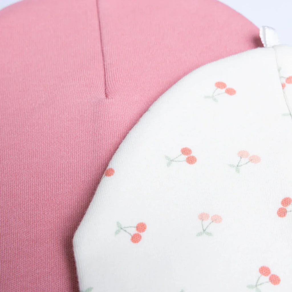 Little Plane Girls 2-Pack Hat Cherry - Light Rose