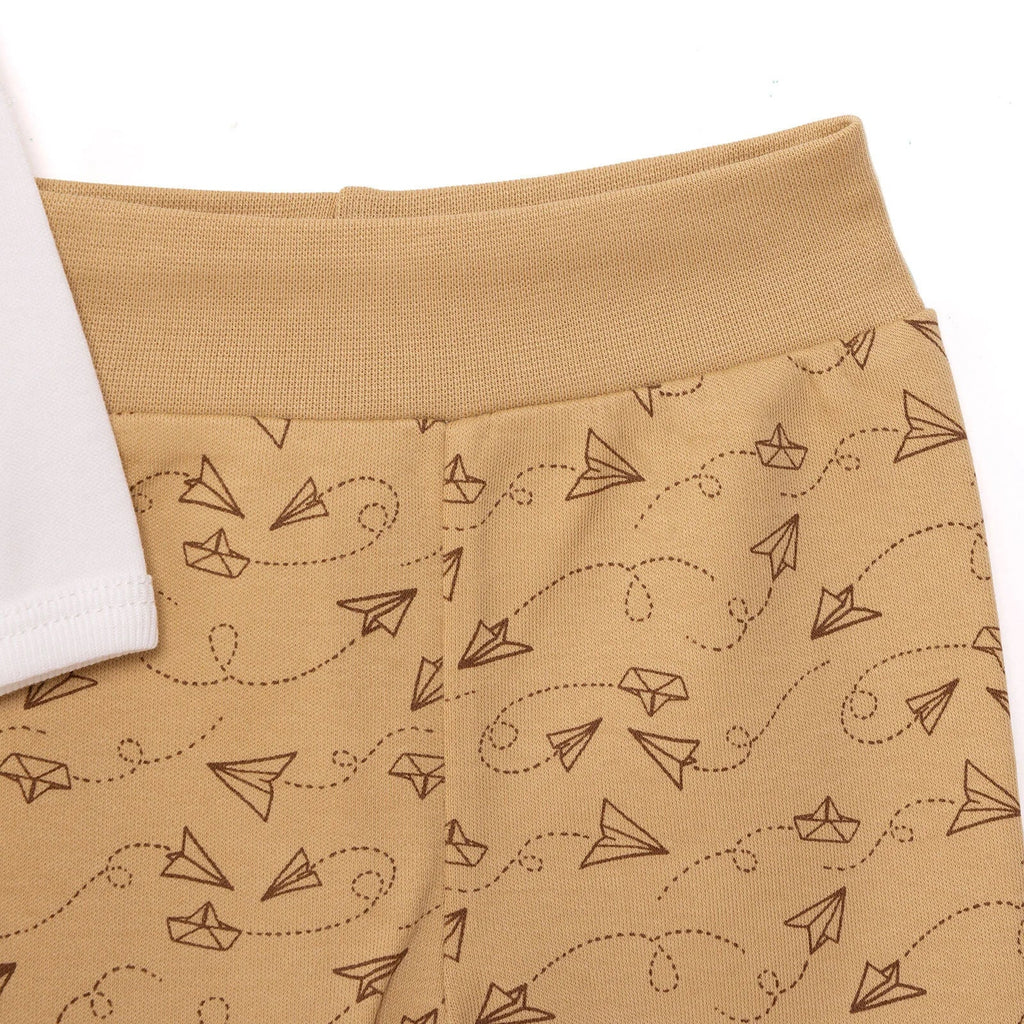 HelloBaby Boy 5 Piece Newborn Set - Beige