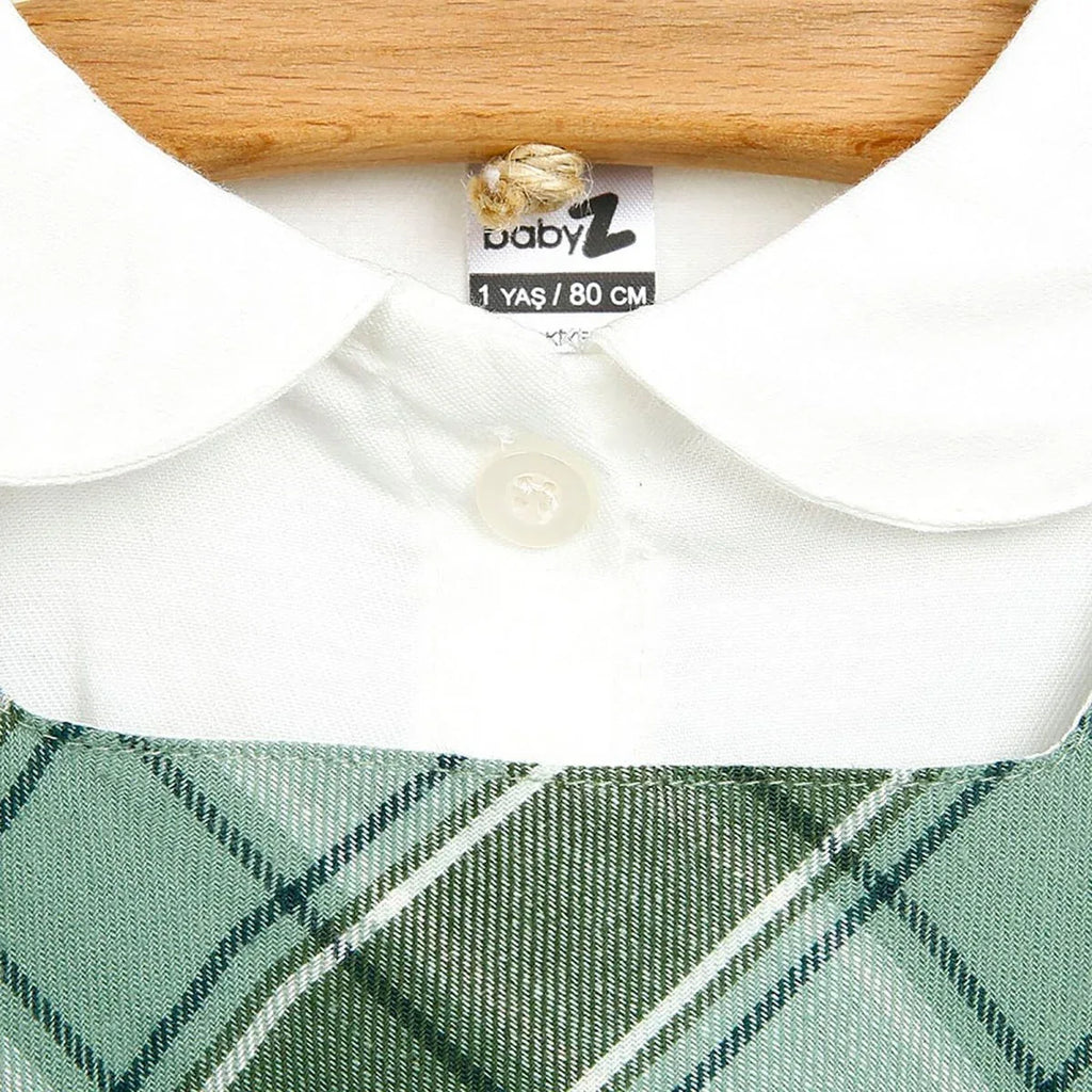 BabyZ Salopette Skirt - Sweatshirt - Light Green - Bobobiy