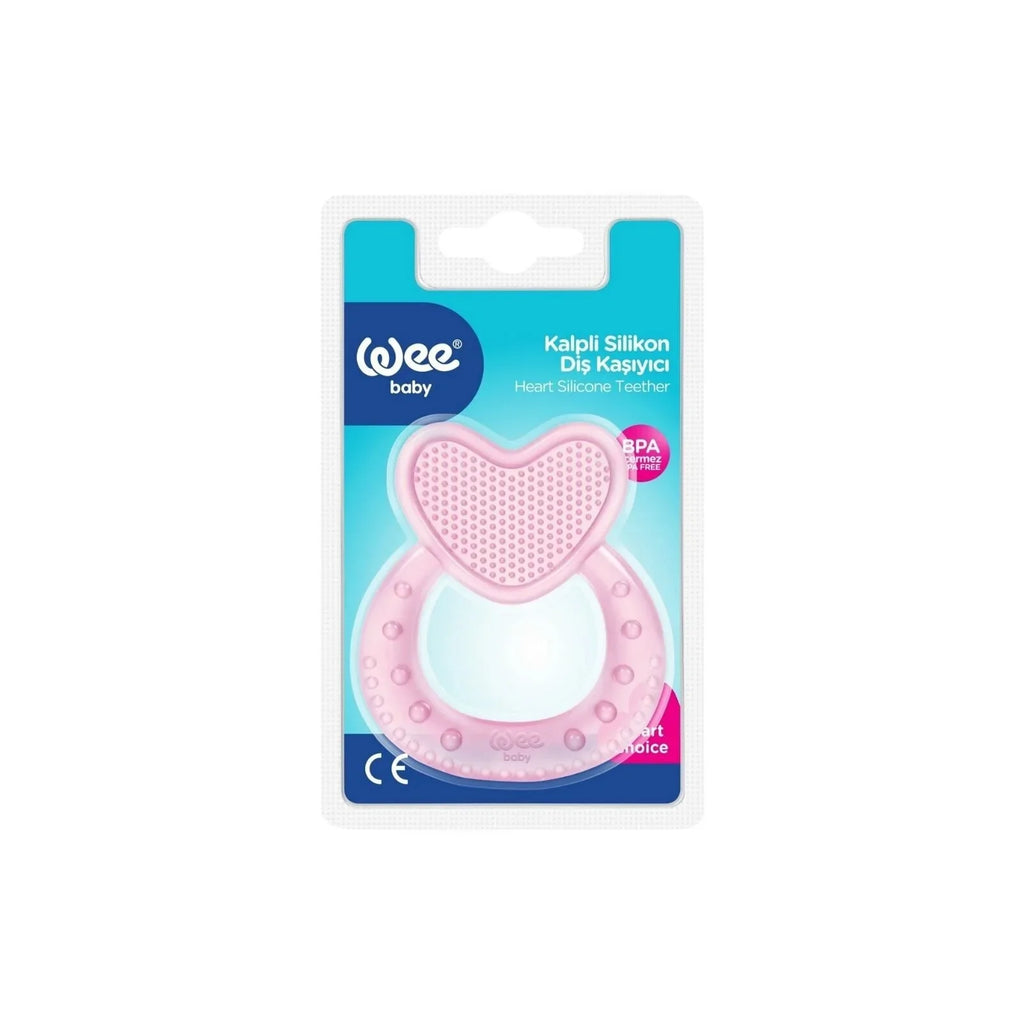 Wee Baby Heart Silicon Teether