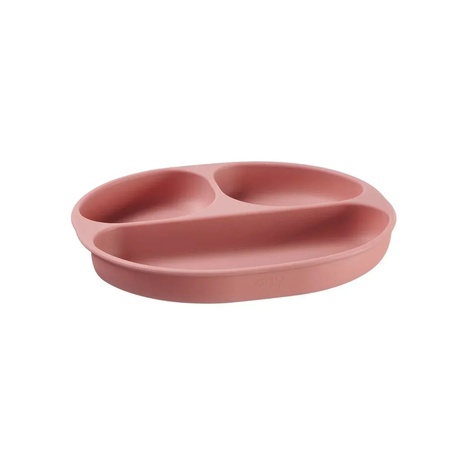 Vital Baby Nourish Silicone Suction Plate - Blush Raspberry - Bobobiy