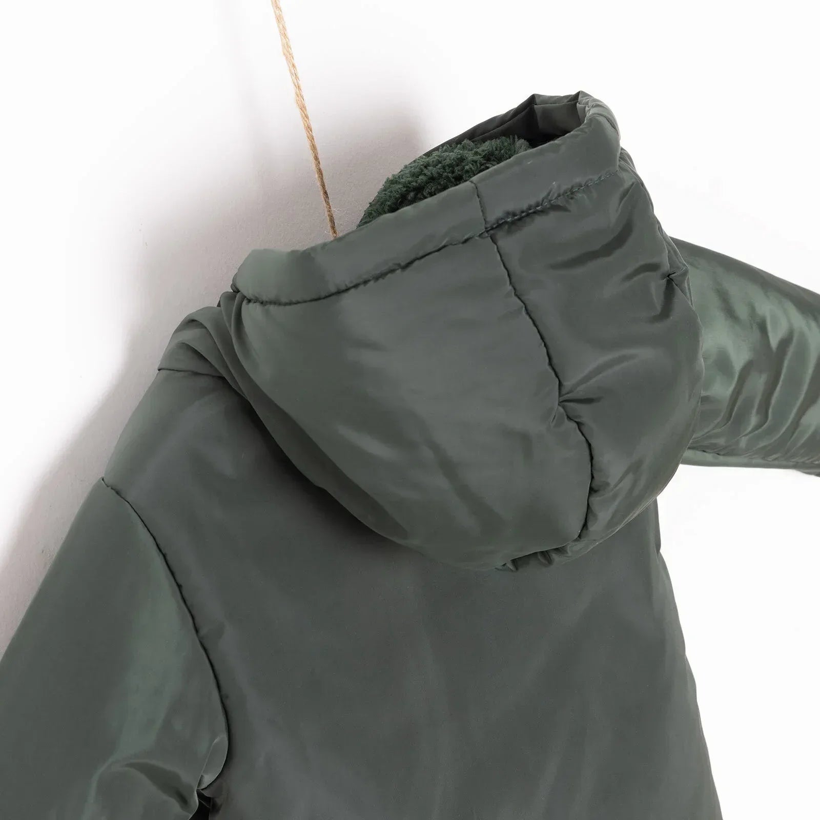 HelloBaby Hooded Coat - Green - Bobobiy