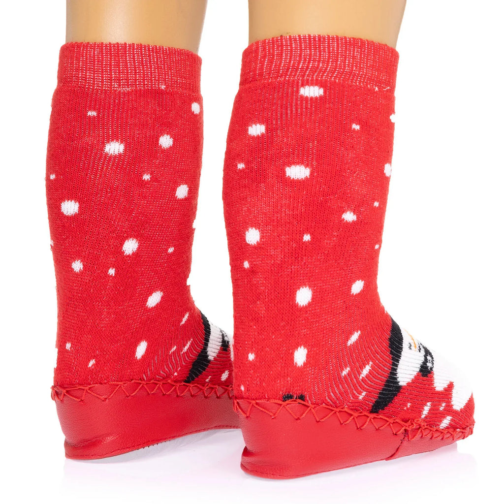 HelloBaby Moccasin Slipper - Red