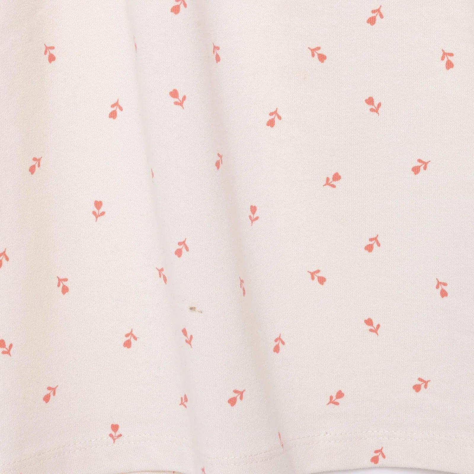 HelloBaby Winter Cherry Dress - Ecru Printed