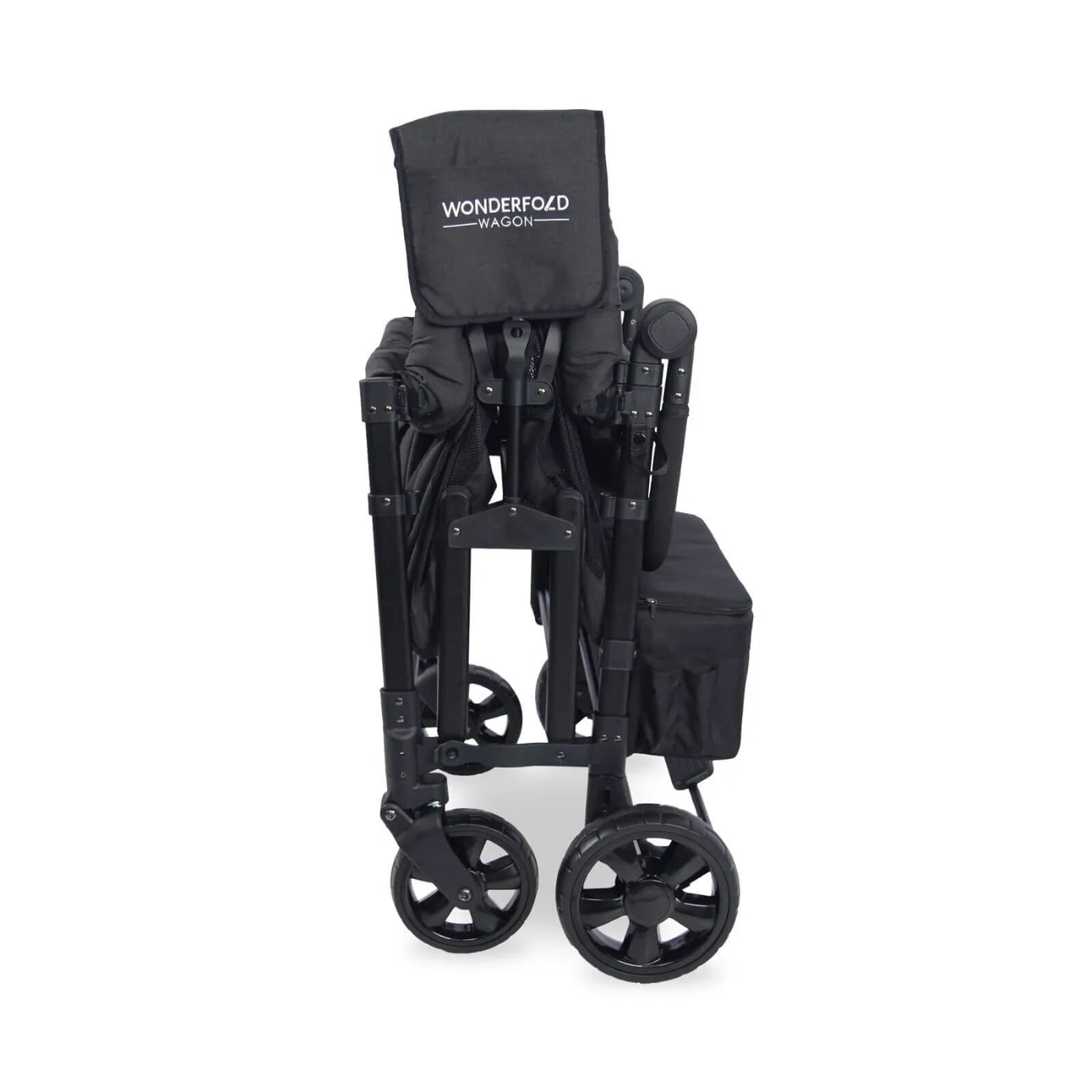 Wonderfold Wagon W4 Elite Quad Stroller Wagon - Volcanic Black