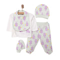 HelloBaby Girl 5 Piece Newborn Set - Ecru