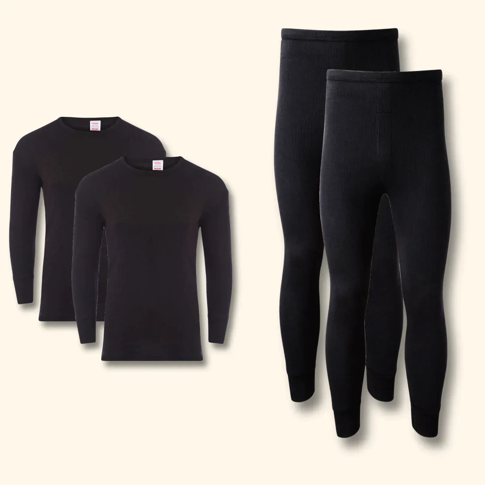 2-pack-men-s-thermal-underwear-set-long-sleeve-tops-and-long-john-bottoms-warm-baselayer-insulated-brushed-yarn-for-running-hiking-and-workwear-insulating-yarn-small-to-xxl-white-blac - Bobobiy