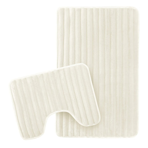 2-piece-ribbed-bath-mat-set-in-cream-extra-soft-non-slip-super-absorbent-bathroom-toilet-mats-easy-care-rug-by-olivia-rocco-cream-bath-mat-1174312891 - Bobobiy