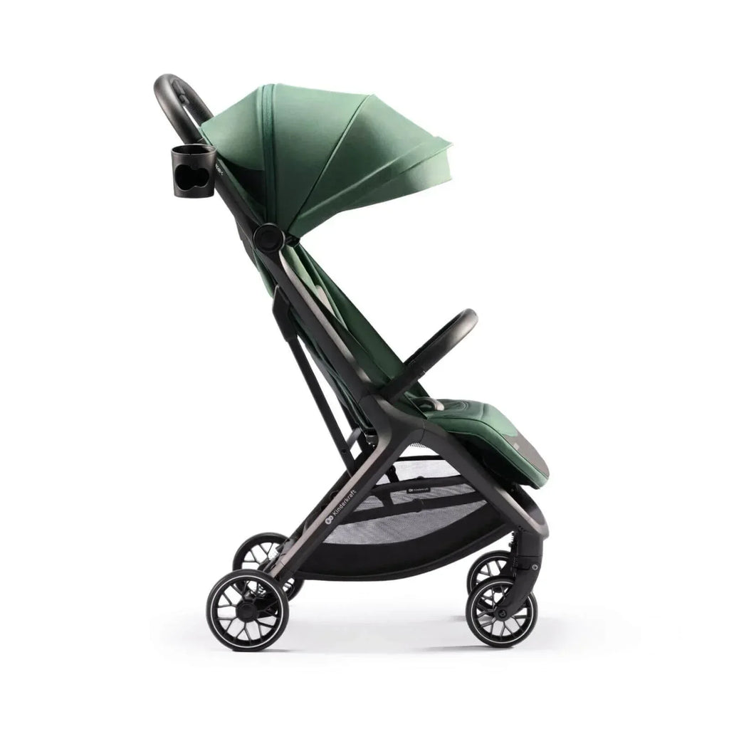 Kinderkraft Nubi 2 Auto-Folding Pushchair - Mystic Green - Bobobiy