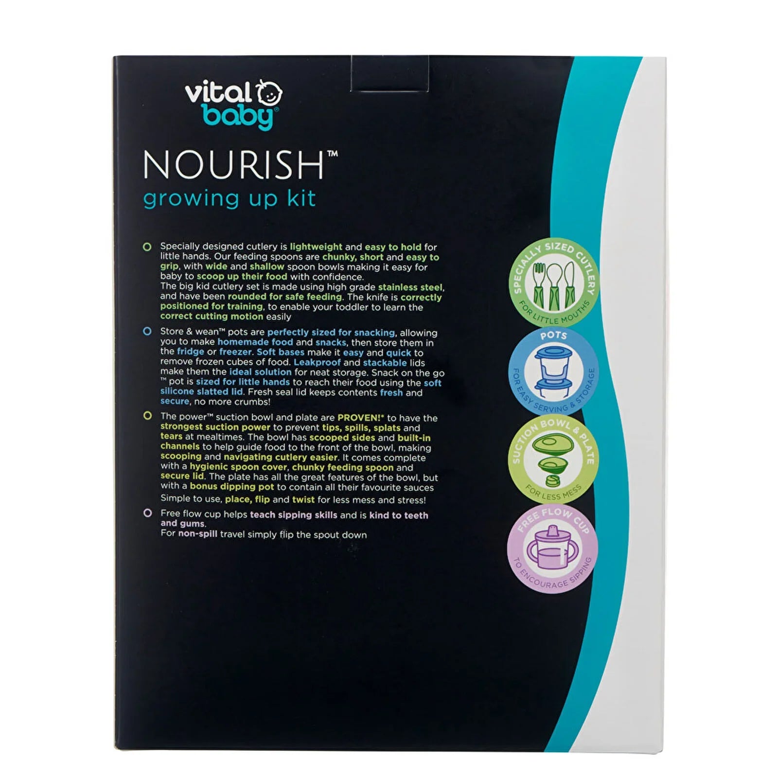 Vital Baby Nourish Growing Up Kit 9+ months - Fizz