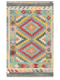 Maimana Afghanistan Kilim Rug - 155 x96 cm - Handmade