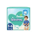 Pampers Splashers Size 5-6 - 10 nappies - Bobobiy