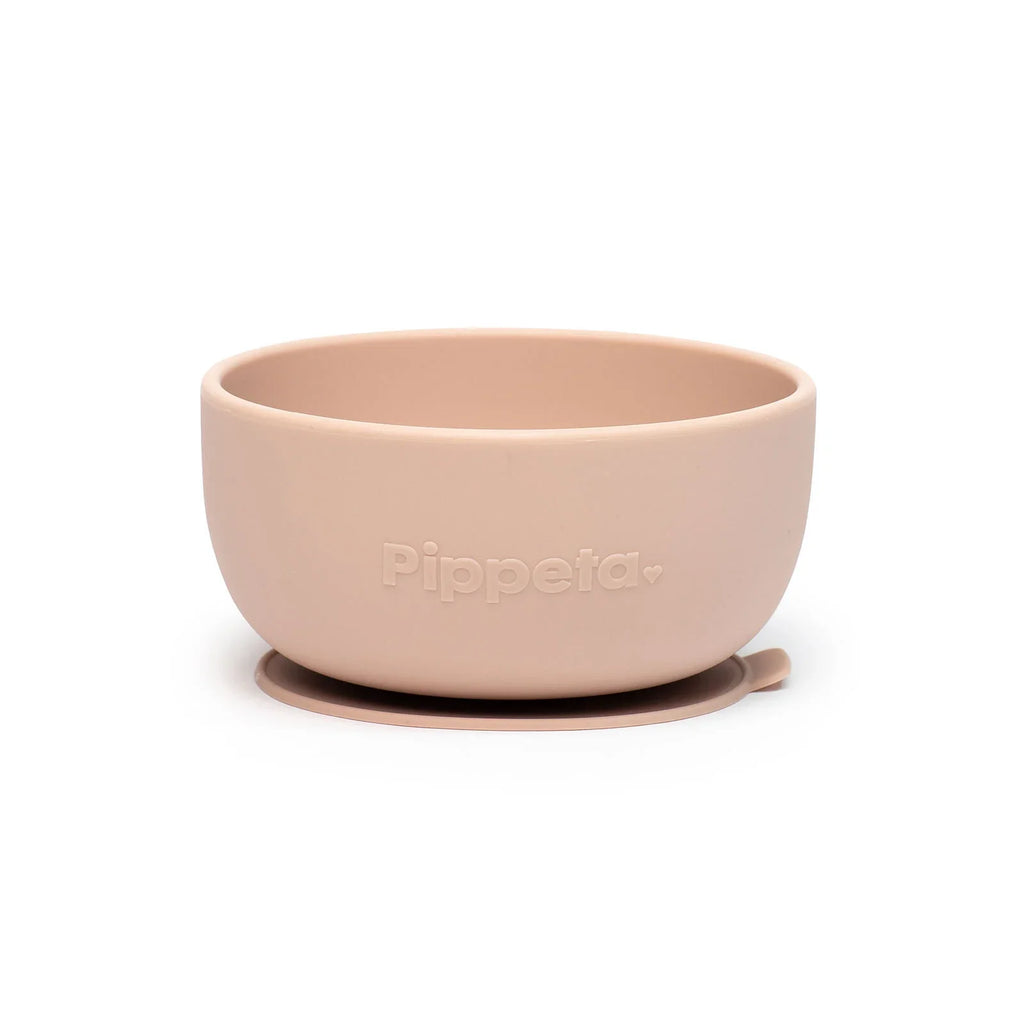 Pippeta Silicone Suction Bowl - Ash Rose